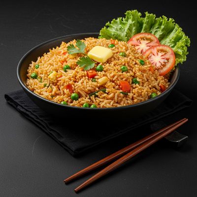 Fried Rice Butter Garlic Veg